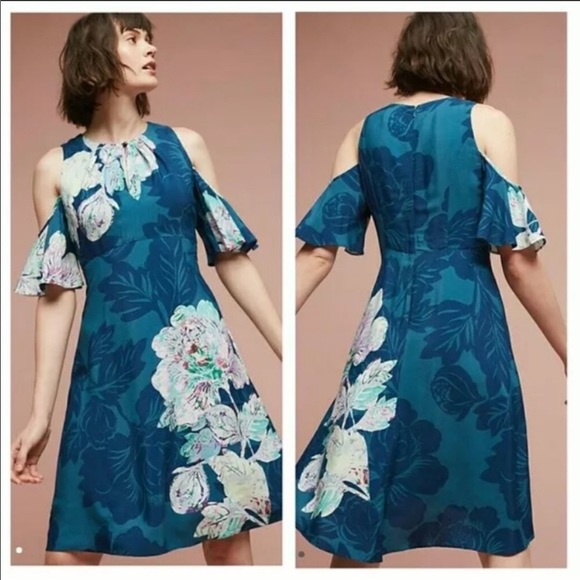Anthropologie Dresses & Skirts - Anthropologie Maeve Elia Cold Shoulder Dress